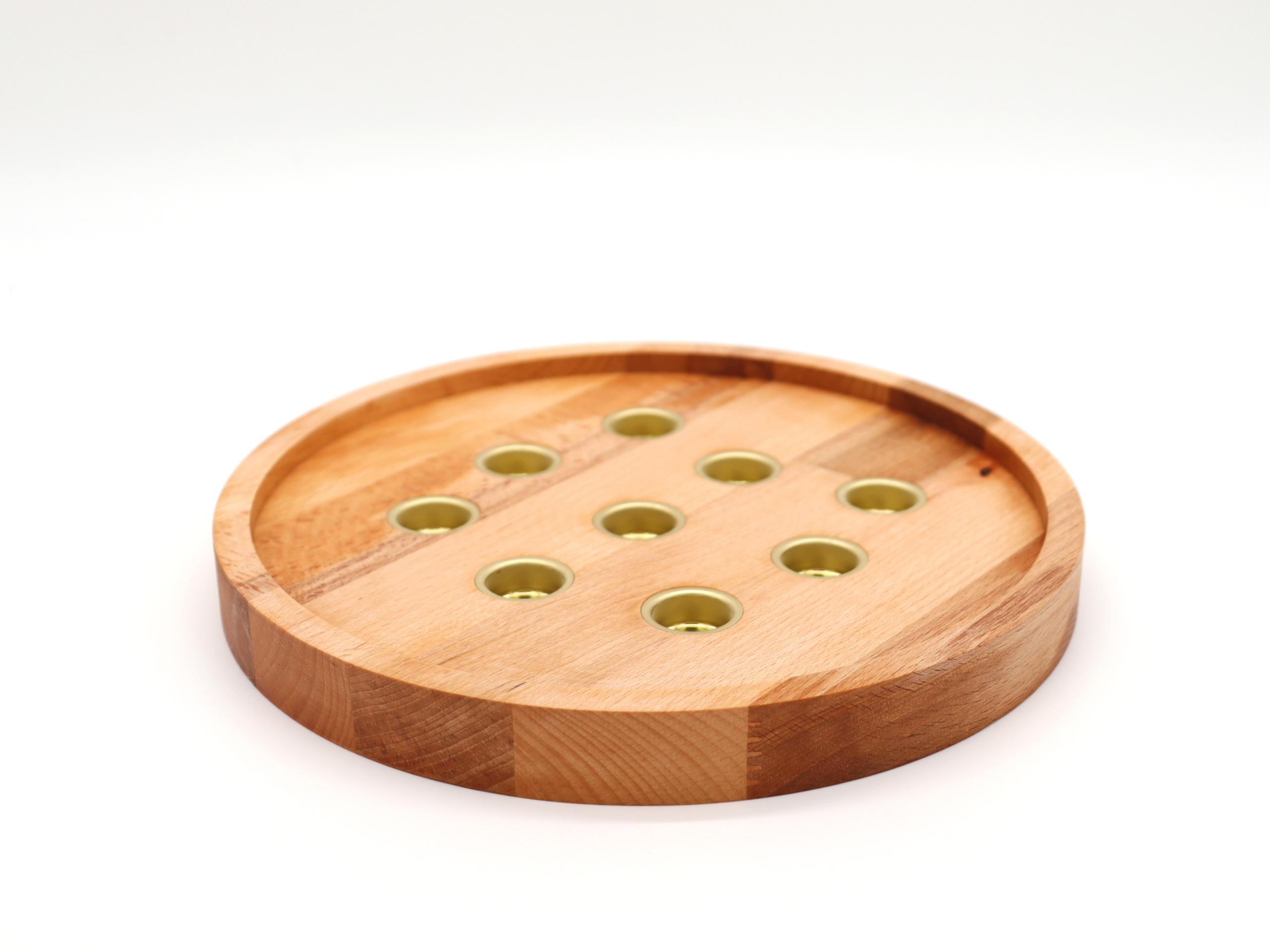 Candle Plate wood small