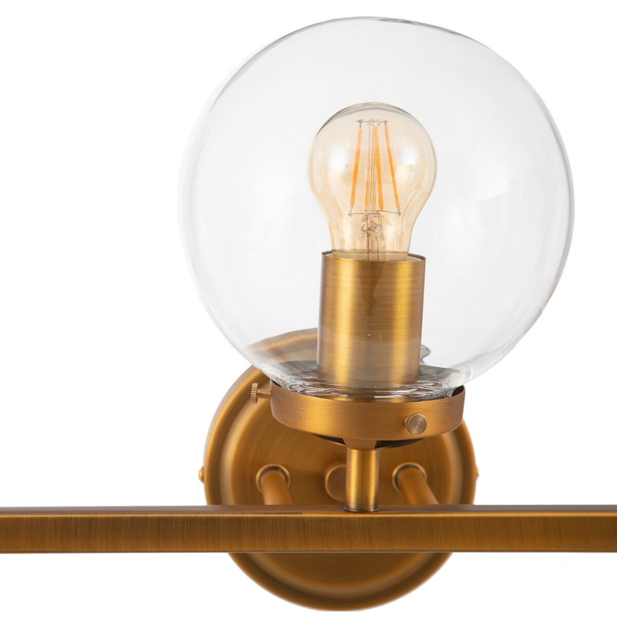 3-fach Wandlampe Gold