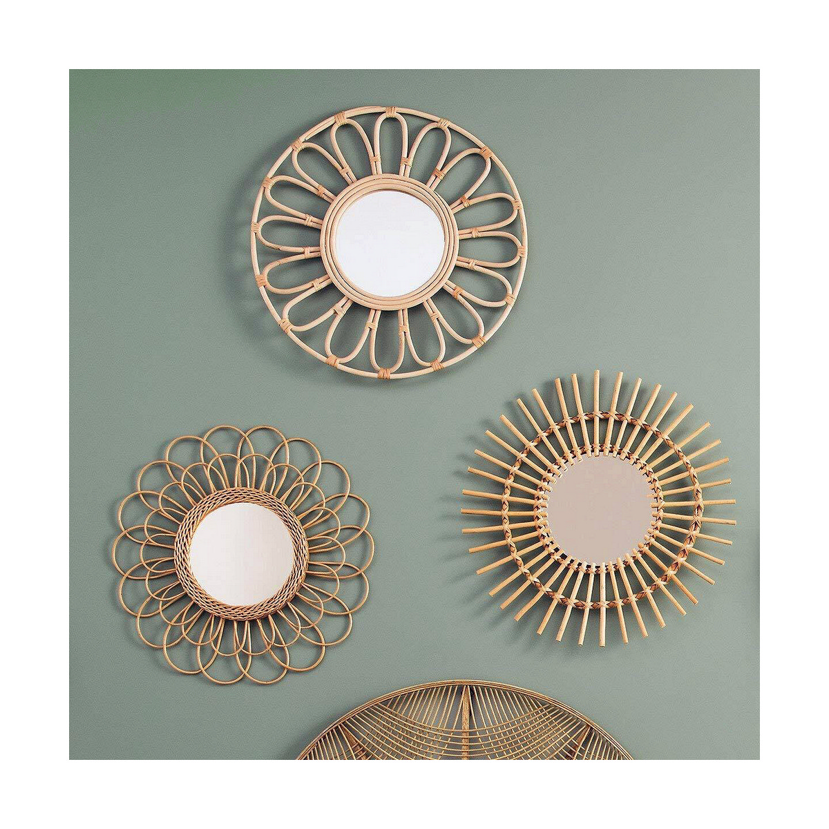 Wandspiegel Atmosphera SUN Ø 30 cm