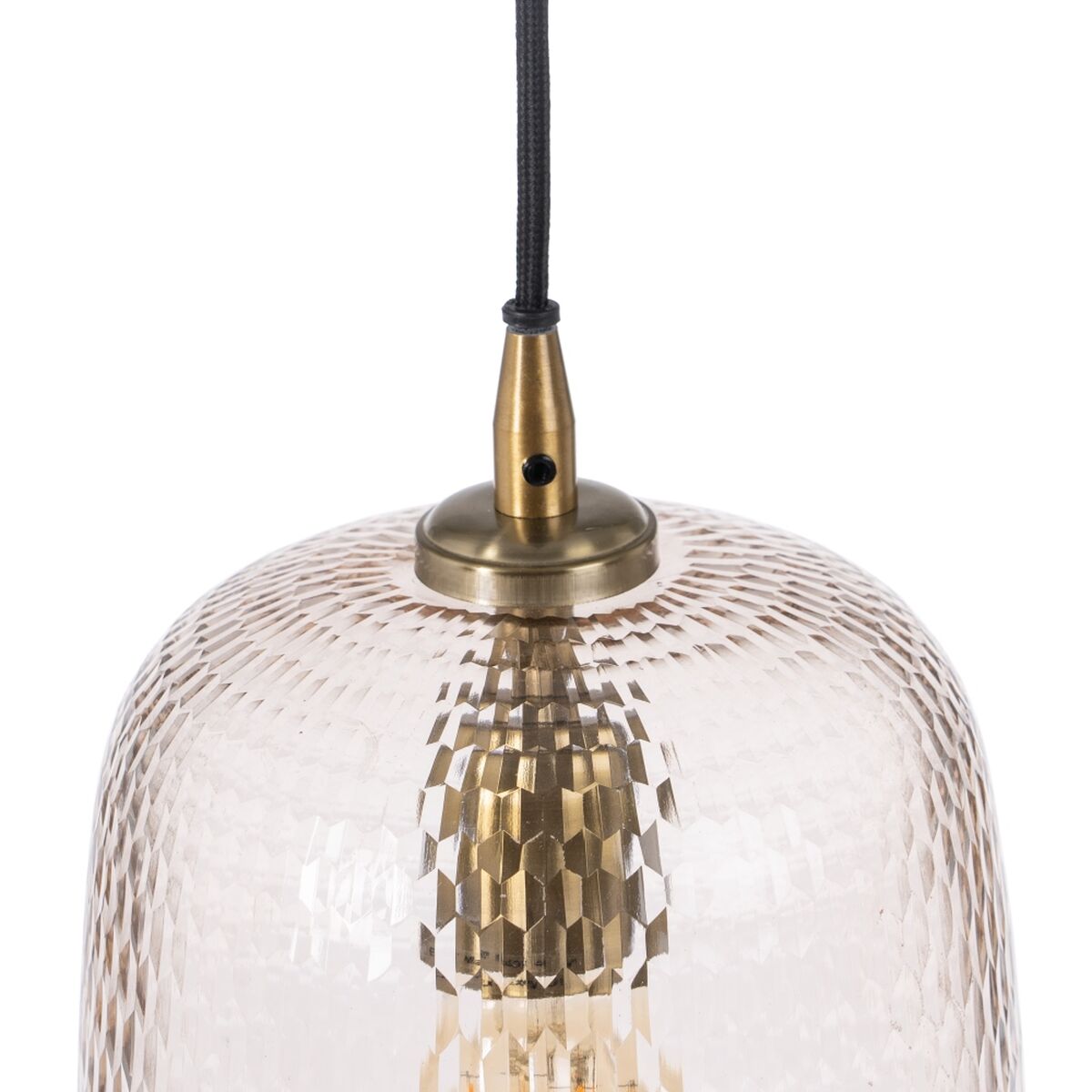 Deckenlampe Kristallglas oval